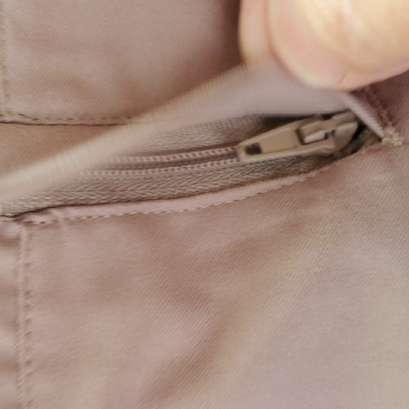 Magellan Outdoors Tan Polyester Pants Drawstring Leg Bottom Capri Length Large - Picture 7 of 14